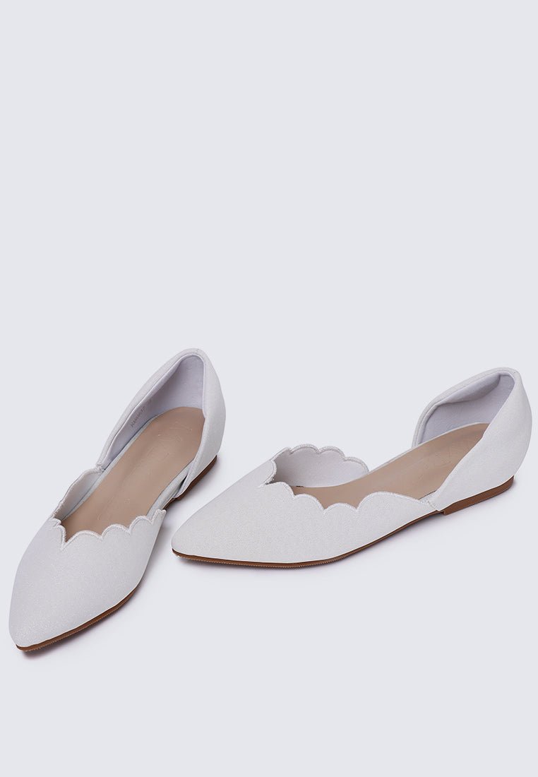 Wanisha Comfy Ballerina In IvoryShoes - myballerine