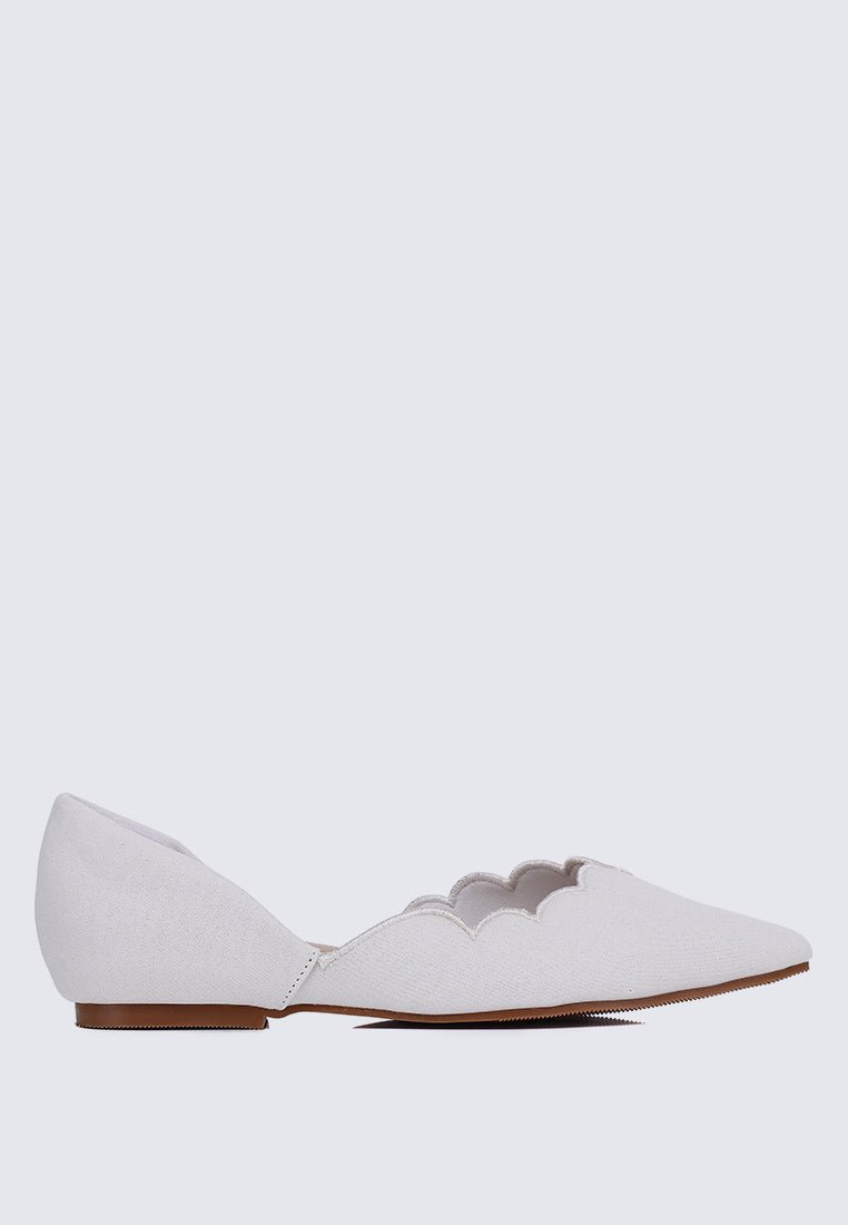 Wanisha Comfy Ballerina In IvoryShoes - myballerine