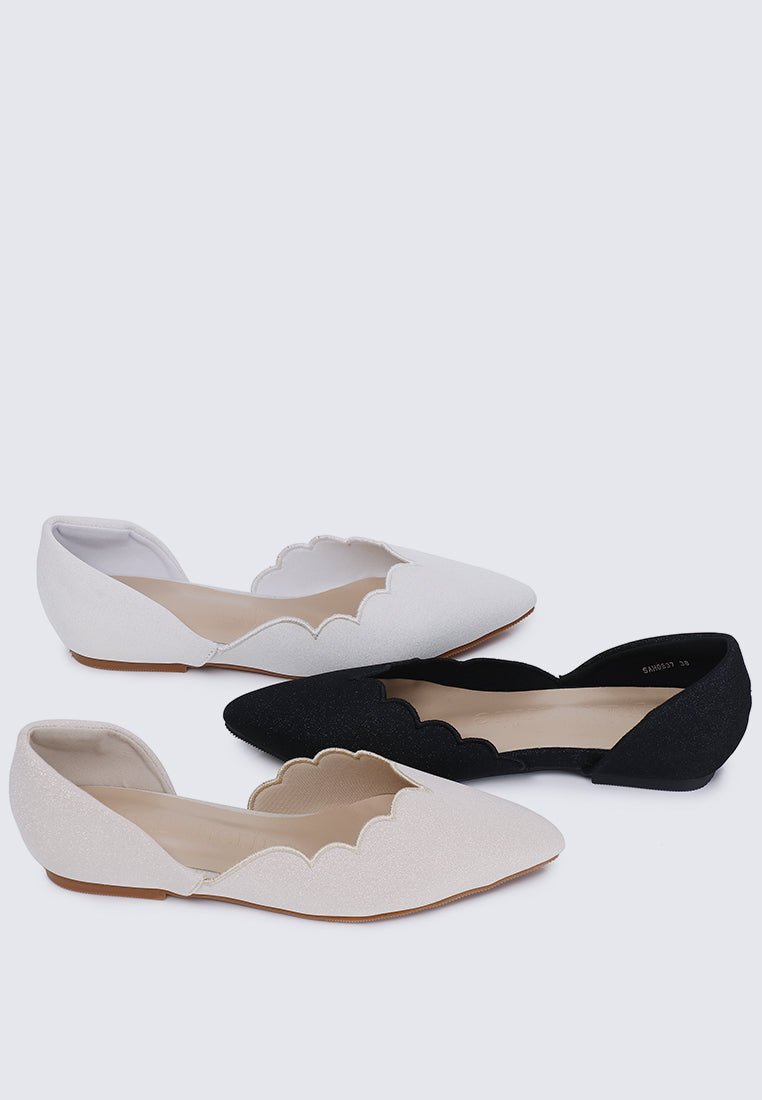 Wanisha Comfy Ballerina In IvoryShoes - myballerine