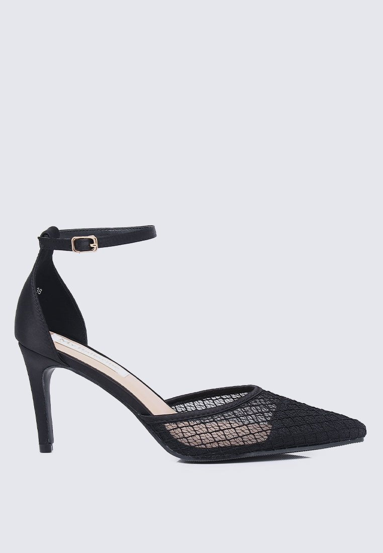 Zuri Comfy Heels In BlackShoes - myballerine