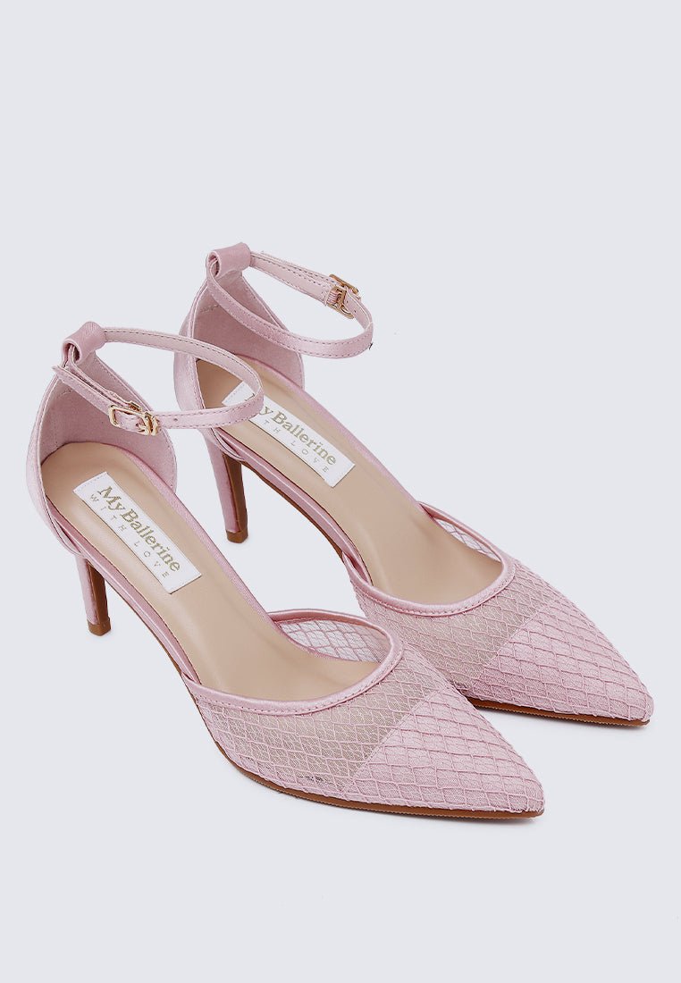 Zuri Comfy Heels In Dusty PinkShoes - myballerine