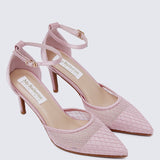 Zuri Comfy Heels In Dusty PinkShoes - myballerine