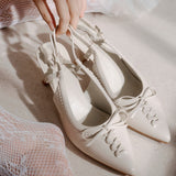 Mirabelle Comfy Heels In Beige