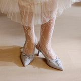 Mirabelle Comfy Heels In Light Blue