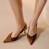 Ottilie Comfy Heels In Espresso