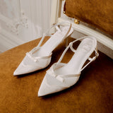 Ottilie Comfy Heels In White