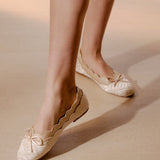 Beatrix Comfy Ballerina In Beige