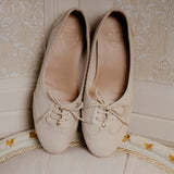Bellamy Comfy Ballerina In Beige