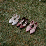 Eloice Comfy Heels In Beige