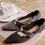 Sarah Comfy Heels In Charcoal