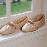 Rowena Comfy Ballerina In Almond