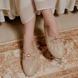 Rowena Comfy Ballerina In Tan