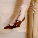 Clarimond Comfy Ballerina In Espresso