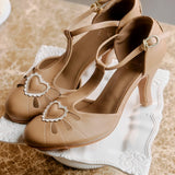 Lovella Comfy Heels In Brown