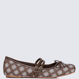 Zahra Comfy Ballerina In Espresso