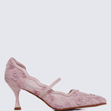 Cristelle Comfy Heels In Pink