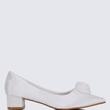 Sereia Comfy Heels In Ivory