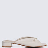 Mabelle Comfy Sandals In Almond