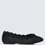 Beatrix Comfy Ballerina In Black