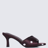Noira Comfy Heels In Espresso