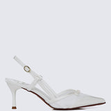 Ottilie Comfy Heels In White