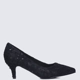 Elara Comfy Pumps In Black