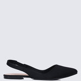 Kate Comfy Ballerina In Black