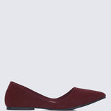Cece 2.0 Comfy Ballerina In Maroon
