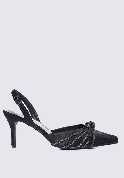 Arielle Comfy Heels In Black