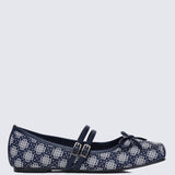 Zahra Comfy Ballerina In Navy