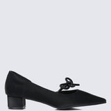 Vivienne Comfy Heels In Black