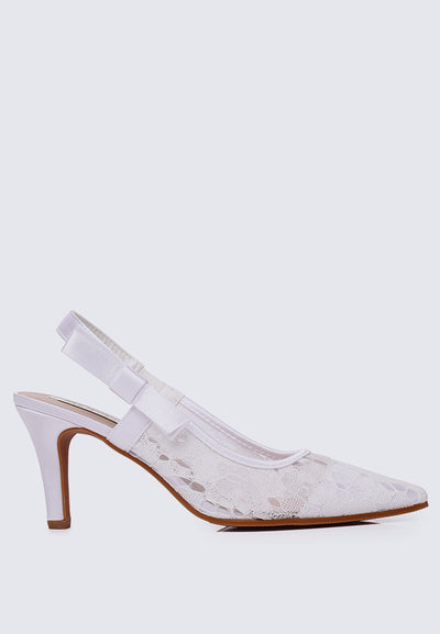 Perry Comfy Heels In White