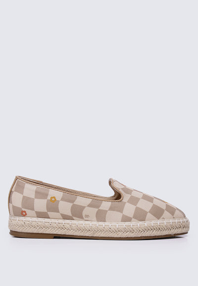 Patchworks for Me Comfy Espadrilles In Taupe