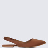 Kate Comfy Ballerina In Brown