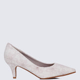 Elara Comfy Pumps In Lillac