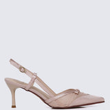 Ottilie Comfy Heels In Pink