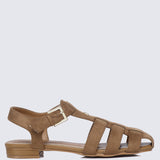 Choco Mousse Comfy Sandals In Brown