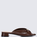 Mabelle Comfy Sandals In Espresso