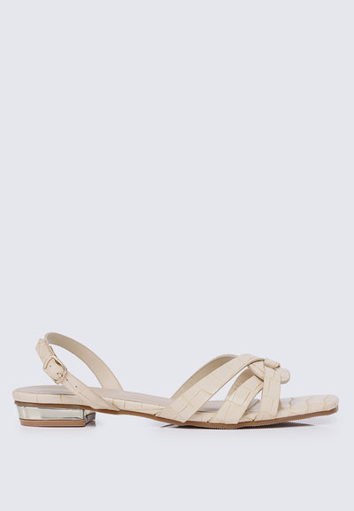 Penny Comfy Sandals In Beige