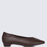 Priscilla Comfy Heels In Espresso