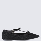 Adelaide Comfy Ballerina In Black
