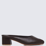 Lani Comfy Heels In Espresso