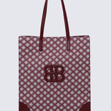 Tiara Tote Bag In Maroon