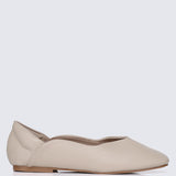Etta Comfy Ballerina In Almond
