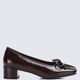 Estelle Comfy Heels In Espresso