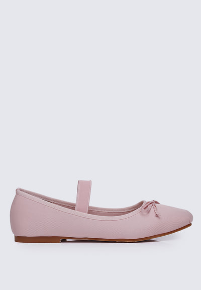 Eleanee Comfy Ballerina In Dusty Pink