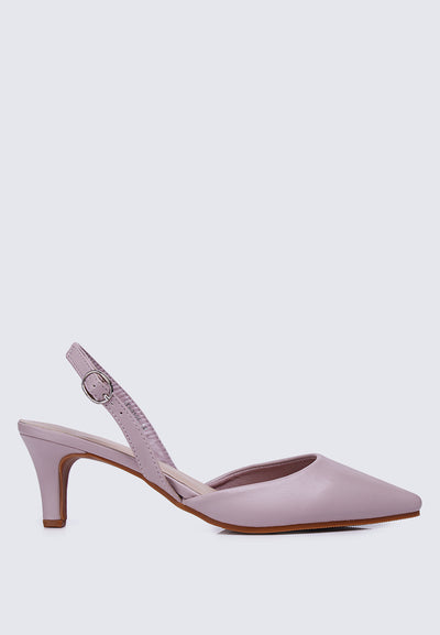 Vicky Comfy Heels In Mauve