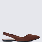 Kate Comfy Ballerina In Espresso