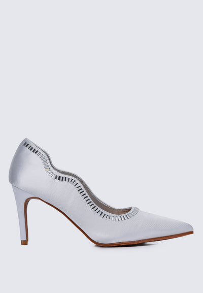 Lydia Comfy Pumps In Silver