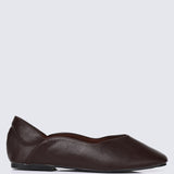 Etta Comfy Ballerina In Espresso